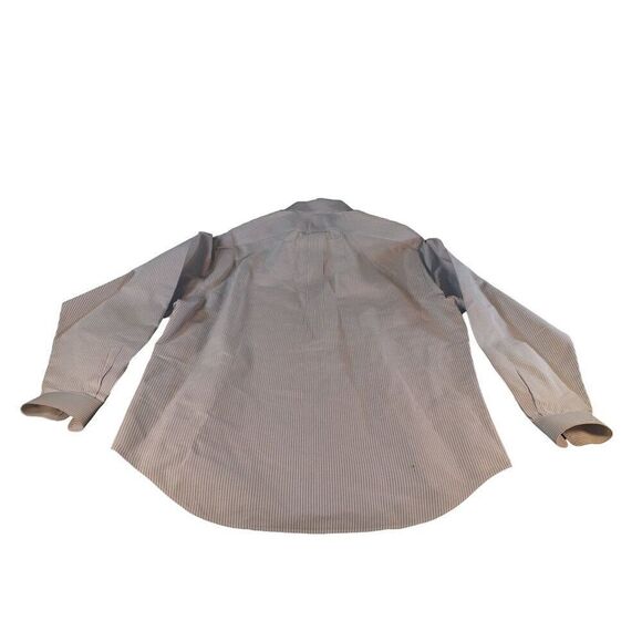 Ralph Lauren Yarmouth Button Up Shirt Men Sz XL 16 1/2-36 Striped Blue White Cla - Picture 7 of 7